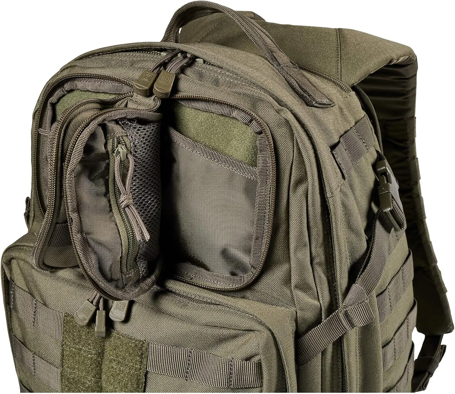 5.11 Tactical Backpack – Rush 24 2.0 – Pack and Laptop Compartment, 37 Liter, Medium, Ranger Green, Style 56563