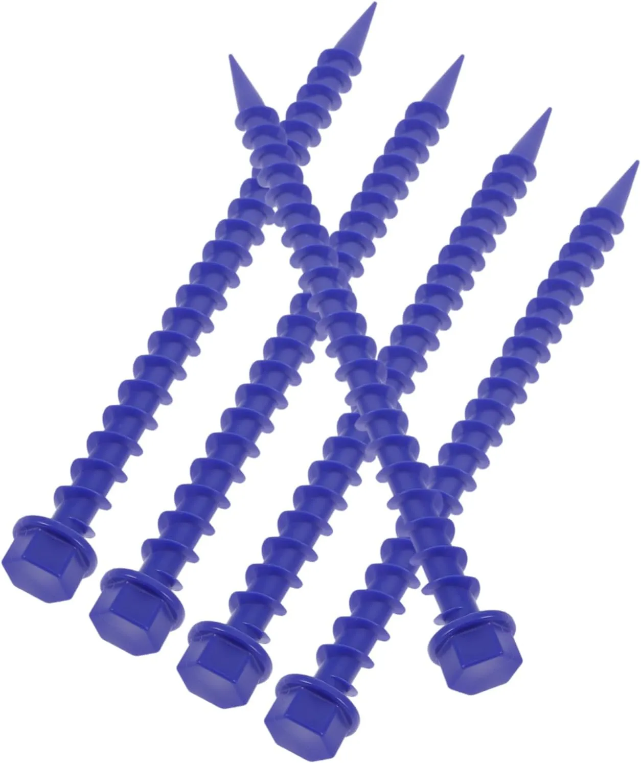 5pcs Heavy-duty Plastic Tent Stakes for Camping Tarp and Gazebo Wind-resistant Tent Fixing Nails for Outdoor Use Lightweight Easy to Install Secure Ground Anchors