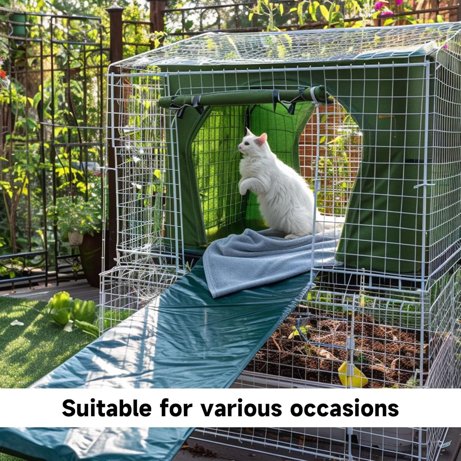 5'x7' 25Mil Ultra-Heavy Duty Waterproof Organic Silicone Coating Green Canvas Tarps with Grommets&Reinforced Edges, UV Resistant Durable Canvas Tarpaulin, Cover for Pool/Boat/Tent,Full Size