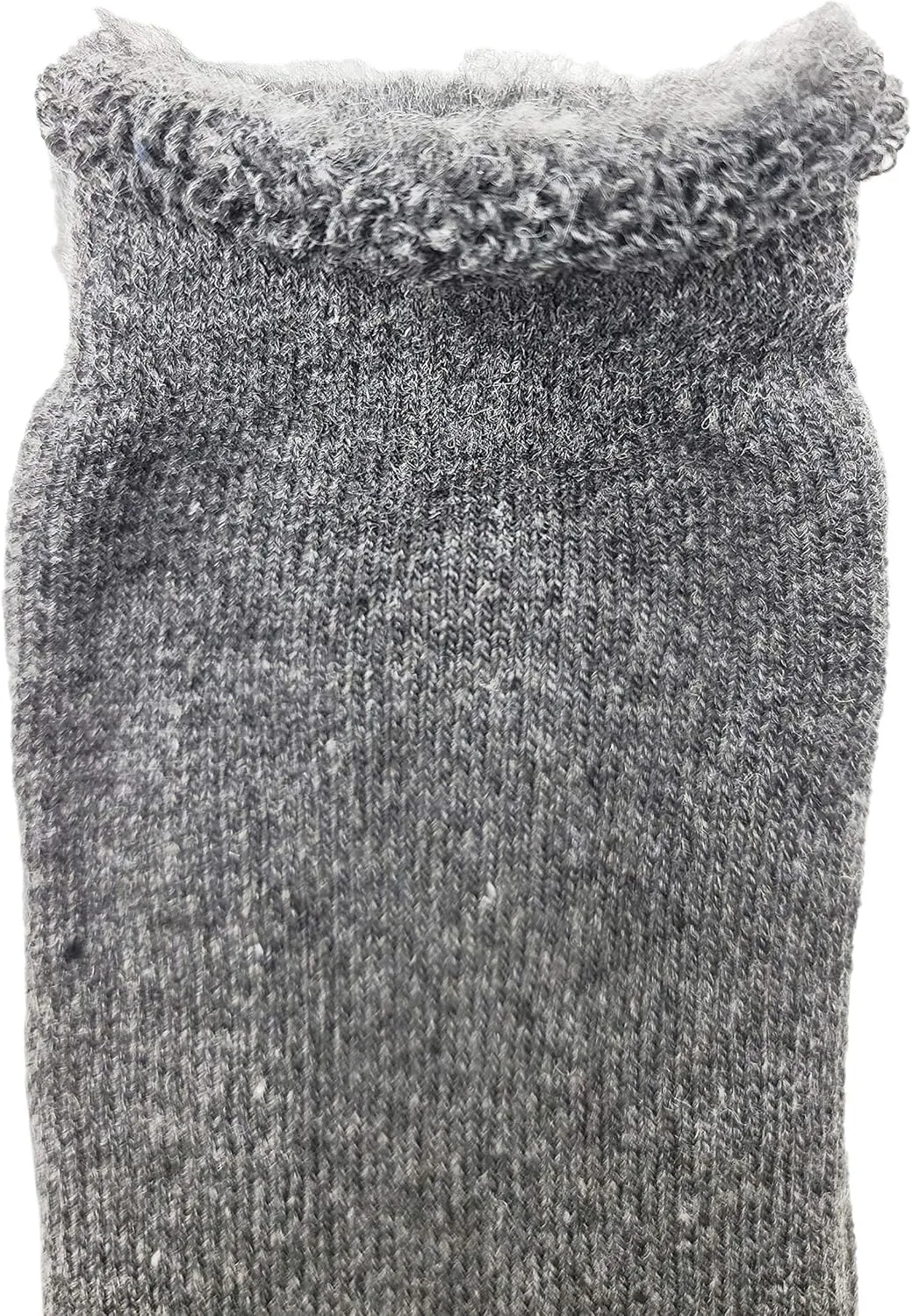 6 Pairs Mens Thermal Socks, Brushed Interior Warm Winter Thick Heavy Duty Cushioned Crew Sock, Bulk Pack