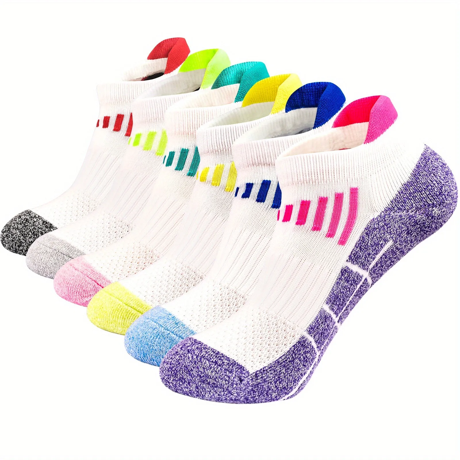 6Pairs Women's Compression Athletic Socks