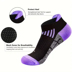 6Pairs Women's Compression Athletic Socks