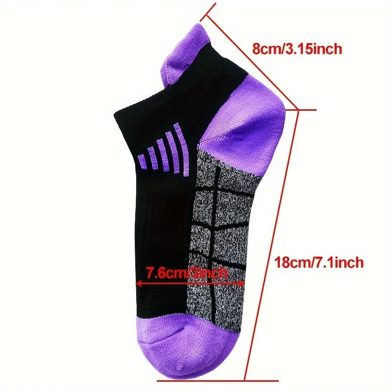 6Pairs Women's Compression Athletic Socks