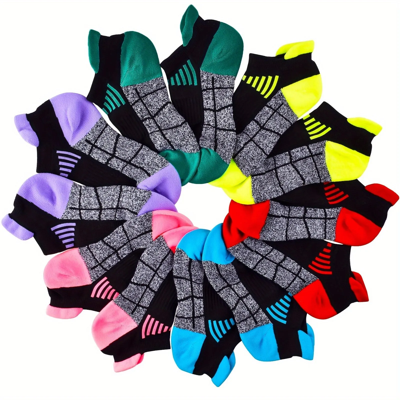 6Pairs Women's Compression Athletic Socks