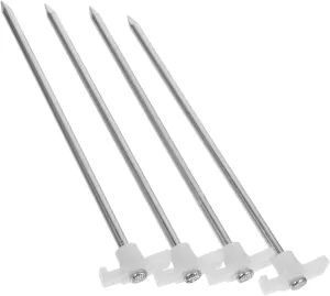 6Pcs Heavy Duty Tent Stakes Non Camping Pegs for Canopy Tarp Tent Durable and Lightweight Easy to Insert Stable Support for
