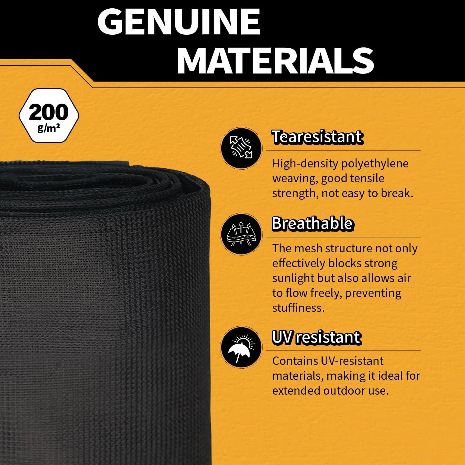 70% Heavy Duty Mesh Tarp with Grommets, 8' x 10' Shade Canopy for Patio, Garden Privacy Fence Screen, Outdoor Sun Shades for Backyard, Black