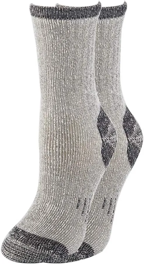 70% Merino Wool Women Crew Socks - Hiking Outdoor Athletic Thermal Thickening Cushion …