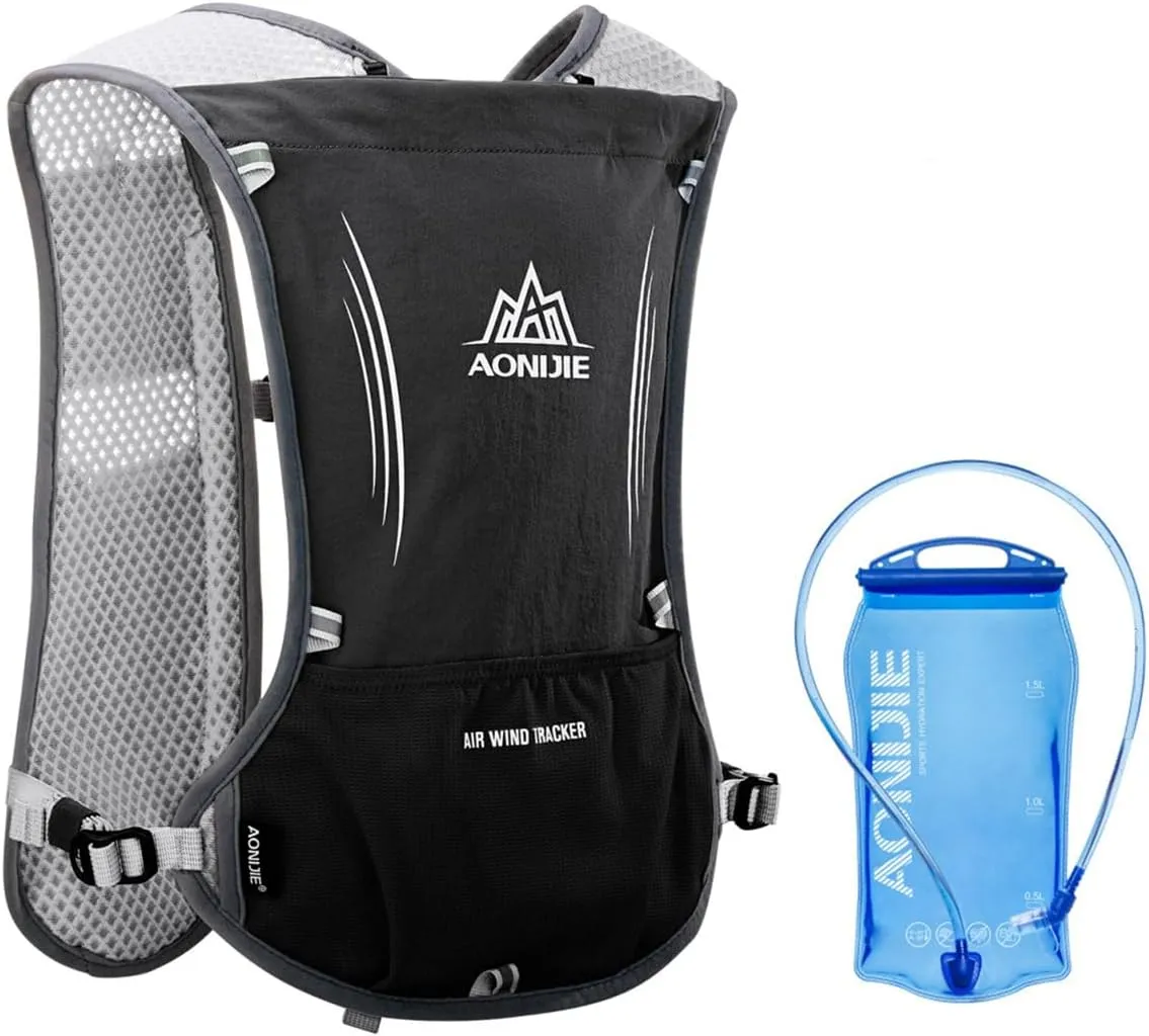 8L /5L Lightweight Hydration Backpack Hydration Vest Outdoors for Trail Marathoner Running Race-AONIJIE