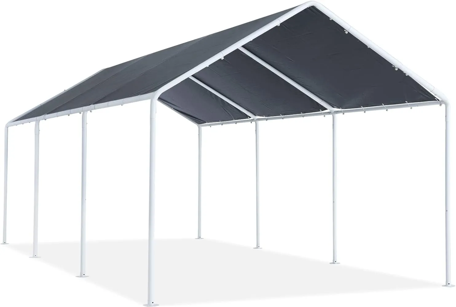 ABCCANOPY 10x20 FT Carport Garage Car Boat Shelter Party Tent, Gray