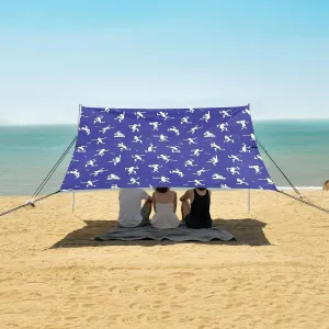 Active People Dance Party Beach Camping Tent Sun Shelter for Whole Family, Beach Shade Canopy with UPF50  UV Protection,Easy Set Up and Carry,Outdoor Shade for Trips, Fishing, Backyard Fun Picn