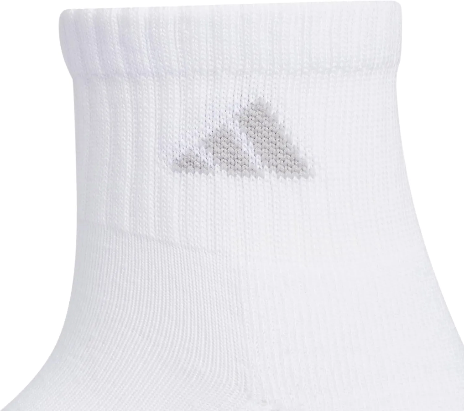 adidas Athletic Cushioned 6-Pack Compression Quarter Ankle Socks for Women, Durable, Comfortable, Cooling