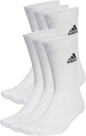 adidas Cushioned Sportswear Crew Socks 6 Pairs Unisex-Adult Standard Socks (6-Pack)