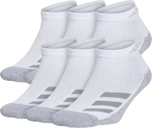 adidas Kids-Boy's/Girl's Cushioned Angle Stripe Low Cut Socks (6-Pair)