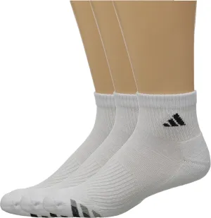 adidas Men's Cushioned Quarter Socks (3-Pair)