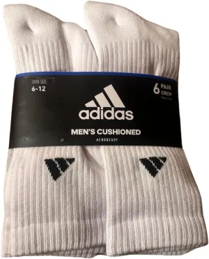 adidas Men's Cushioned Socks 6-Pack