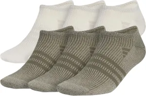 adidas Men's Superlite No Show Socks, Arch Compression Socks For Men, Athletic, Durabable, Lightweight and Breathable, 6-Pack