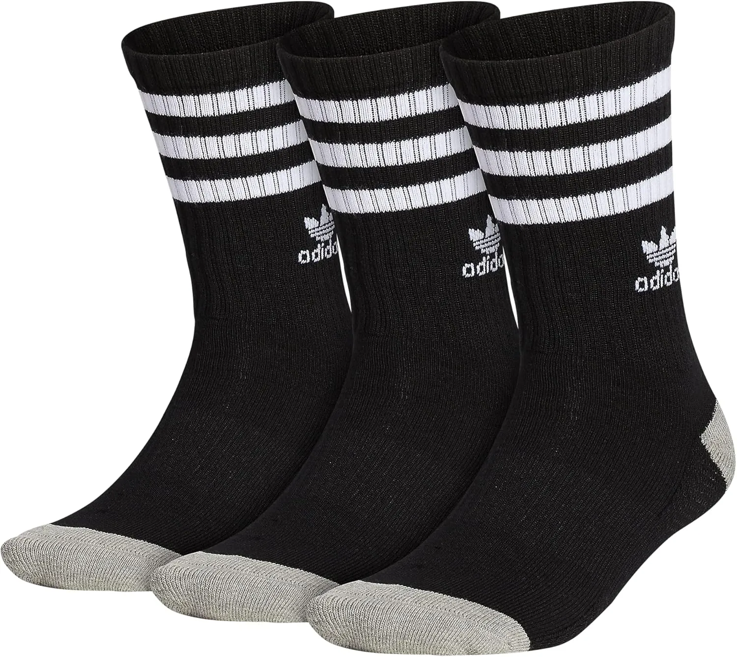 adidas Originals Men's Mixed Graphics Cushioned Crew Socks (3-Pair)