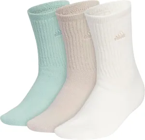 adidas Women's Super Soft Cushioned Comfort Cozy Crew Socks (3-Pair)