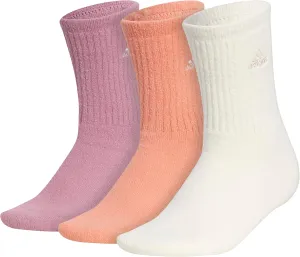 adidas Women's Super Soft Cushioned Comfort Cozy Crew Socks (3-Pair)