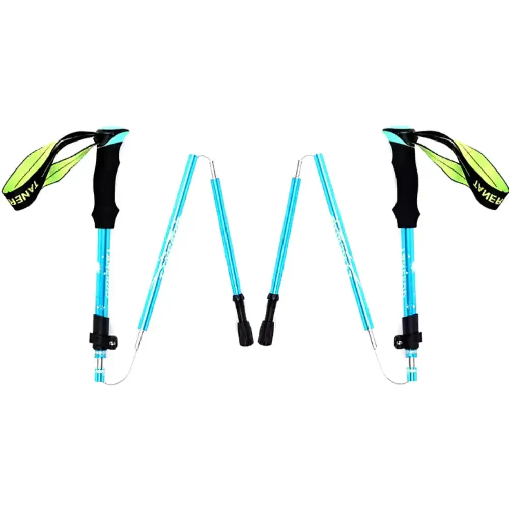 Adjustable Foldable Trekking Pole with Anti-Shock System for Hiking, Camping, and Outdoor Adventures