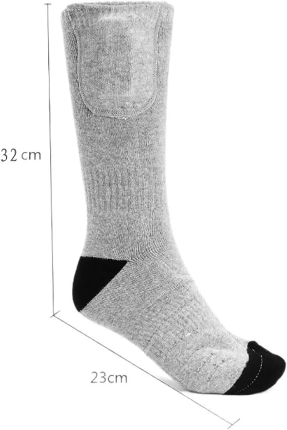 Adjustable Heated Socks 4000mAh Battery Electric Socks Rechargeable Warmer Sock Winter Thermal Sock for Outdoor Sport