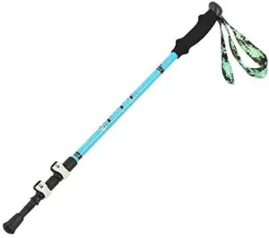 Adjustable Telescopic Folding Trekking Poles with Quick Lock Adjustable Wrist Straps for Hiking, Camping, Mountain, Backpacking