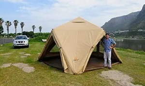 AIR Tight Waterproof Inflatable Family Camping Recreation Tent W/Pump (Size: 12x12x9ft.)