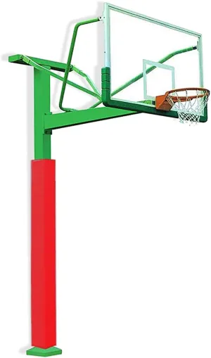 All-Weather Basketball Hoop Padding for Square Pole, 5.9' Tall Wrap Around Shock - Absorbing Hoop Post Pad, PU Foam Pole Cushion Pad Garage Basement(Red,18x18cm(7x7in))