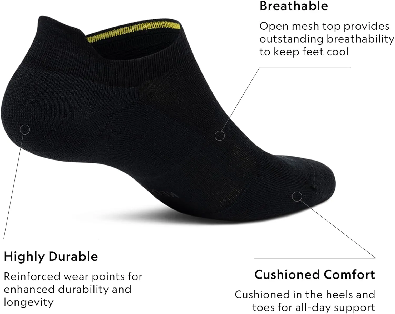 Allbirds Unisex Anytime Ankle Sock, Organic Cotton Breathable Cushioned Socks for Men & Women