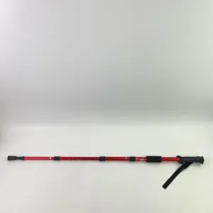 Alpenstocks,Upgraded Version Hiking/Trekking/Camping Stick&Pole Foldable, Portable, Adjustable Hand Walking Cane, Mountaineering Crutches Outdoor for Men, Women,red
