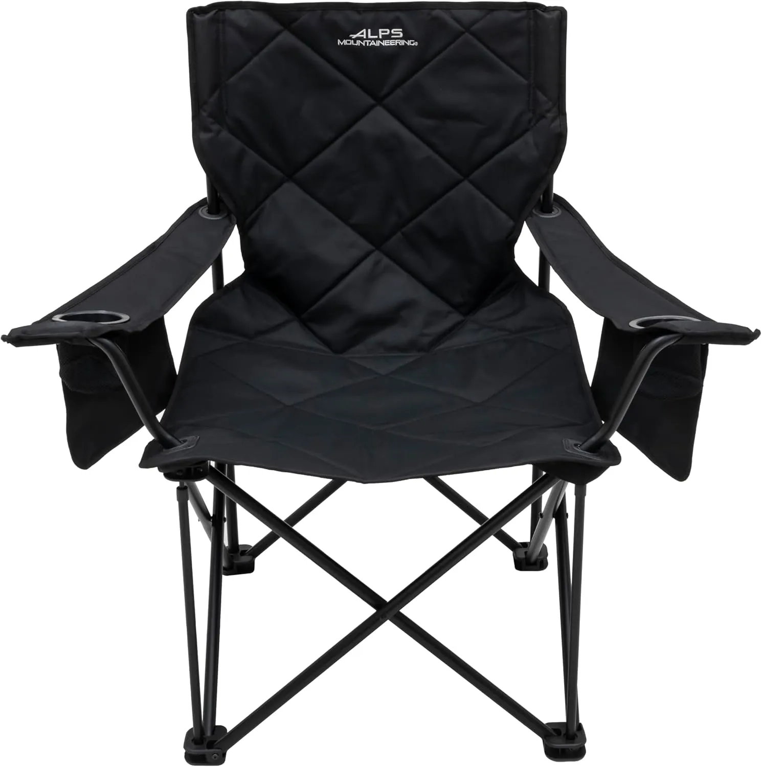 ALPS Mountaineering King Kong Camping Chairs for Adults with Mesh Cup Holders and Pockets, Built Durable and Reliable with Compact Foldable Steel Frame