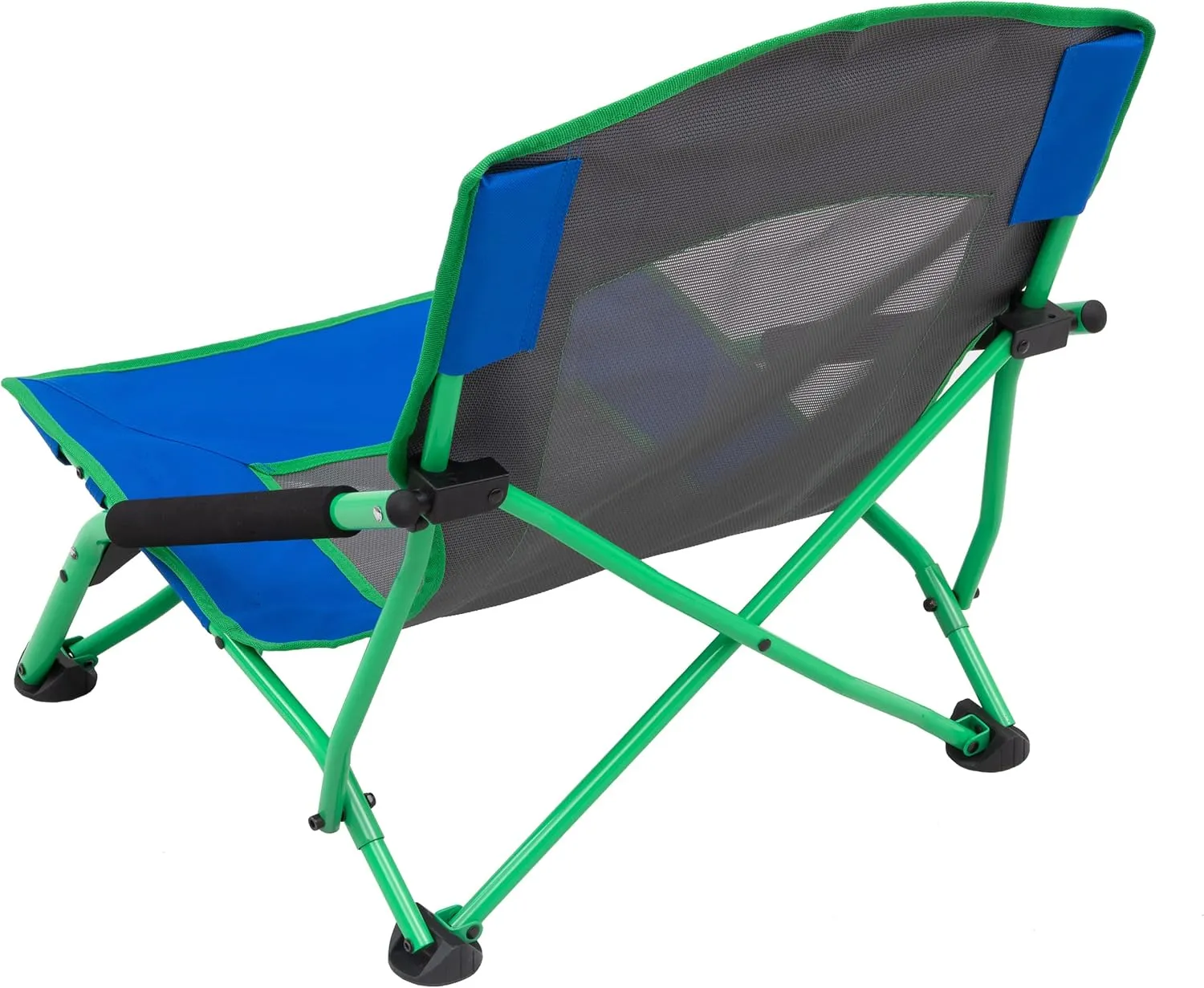 ALPS Mountaineering Rendezvous Low Camping Chairs for Adults with Arms, Cool Mesh Center, Powder Coated Steel Frame, Compact Folding Design and Carry Bag