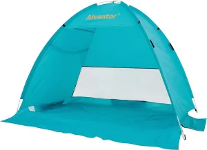 Alvantor Beach Tent Sun Shade Beach Umbrella Outdoor Sun Shelter Cabana Automatic Instant Pop-Up UPF 50  Portable Camping Canopy Easy Set Up Light Weight Windproof for 2-3 Persons