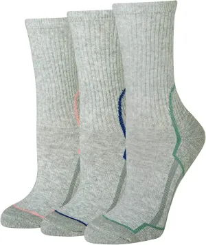 Amazon Essentials Women's Comfortable Cushioned Hiking Crew Socks, 3 Pairs