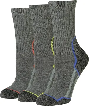 Amazon Essentials Women's Comfortable Cushioned Hiking Crew Socks, 3 Pairs