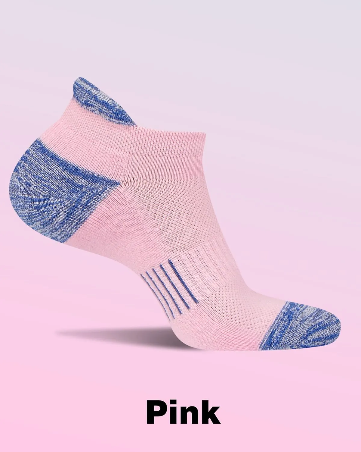 Ankle Socks Womens Athletic Running Comfort Cushioned 3/5/6Pairs