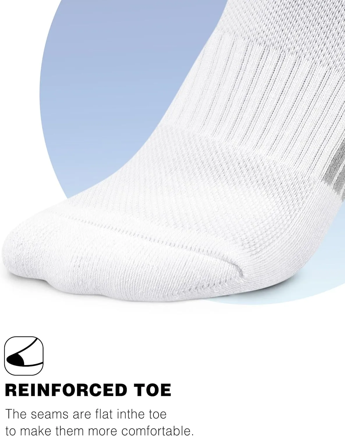 Ankle Socks Womens Athletic Running Comfort Cushioned 3/5/6Pairs