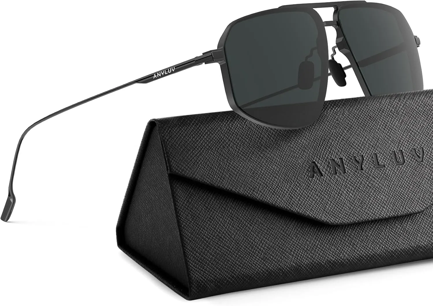 ANYLUV Polarized-Sunglasses-Men Aviator Mens Sunglasses: Womens Pilot Sun Glasses UV400 Protection for Driving Fishing