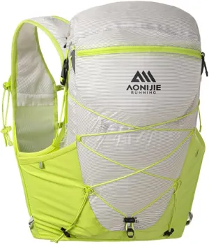 AONIJIE 15L Hydration Backpack Running Vest for Women and Men with 9 Pocket Lightweight Trail Running Backpack Chest Circumference Adjustable for Marathon Race Jogging Cycling