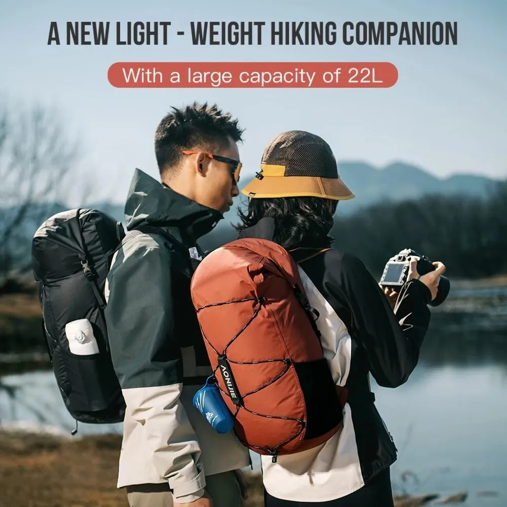AONIJIE 22L Hydration Vest - Trail Running Hydration Pack Lightweight Water Backpack for Hiking, Camping, Cycling