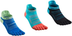 AONIJIE 3 Pairs Five Toe Socks for Running Hiking High Performance Athletic Lightweight Breathable