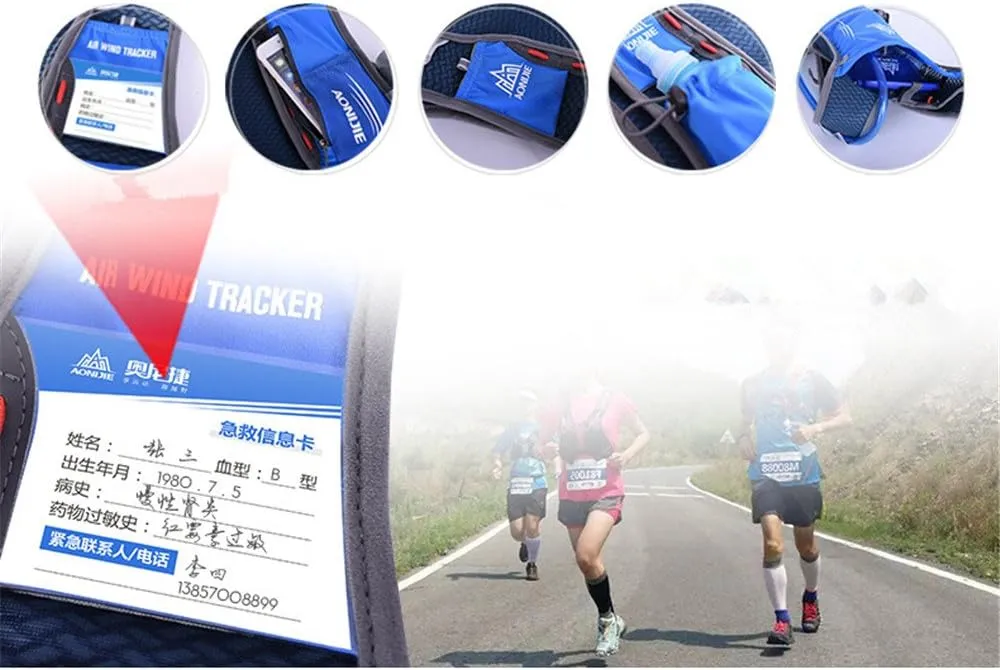 AONIJIE 5L Outdoor Sport Multifunctional Camping Backpack Cycling Running Climbing Hiking Hydration Vest Pack