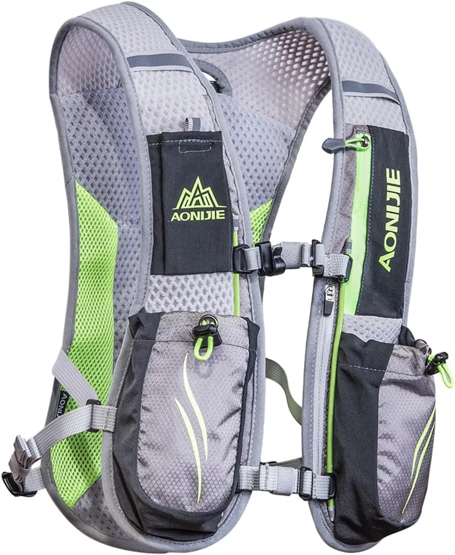 AONIJIE Lightweight Unisex 5.5L Running Race Hydration Vest Hydration Pack Backpack Riding Bag