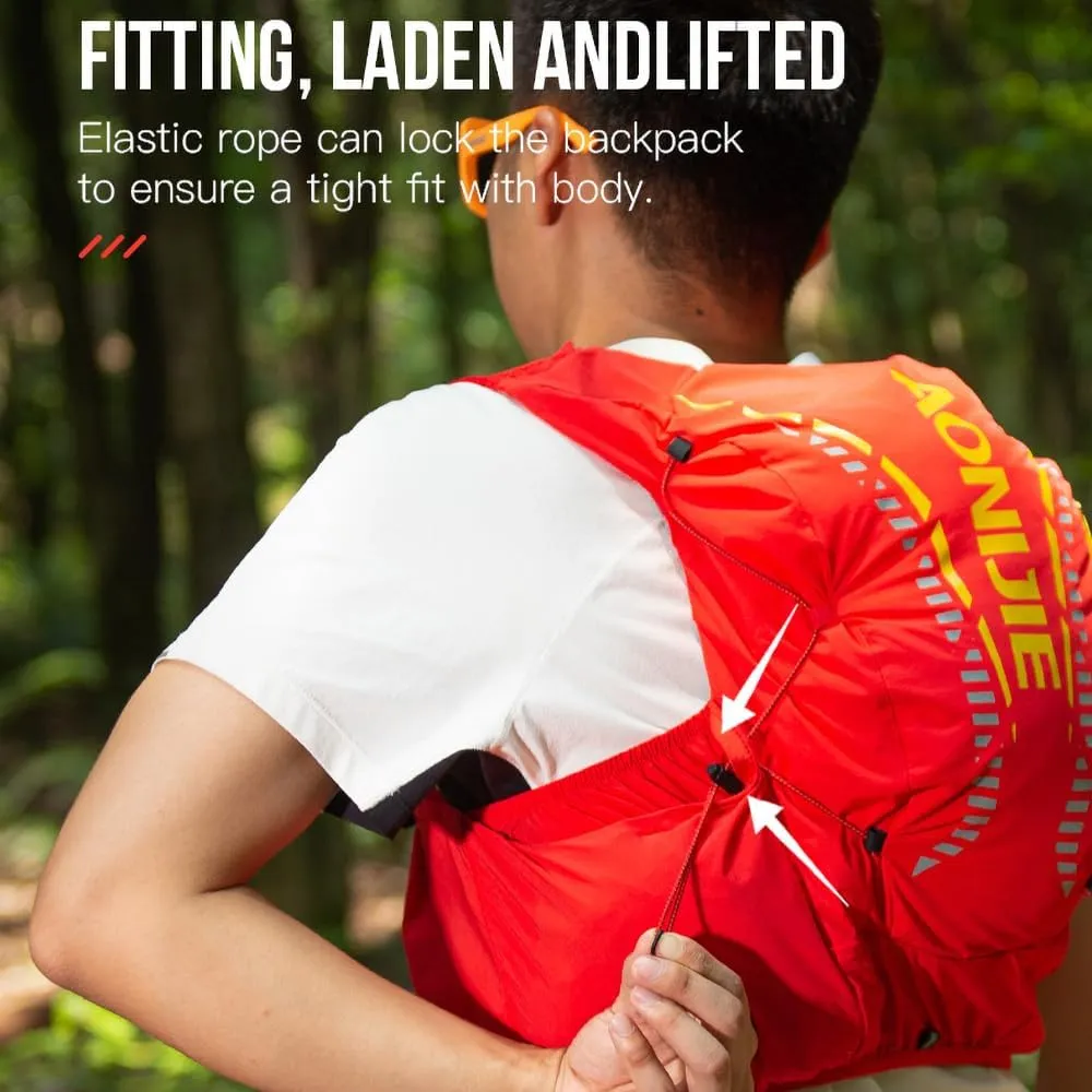 AONIJIE Running Hydration Backpack Vest 12L High Capacity Lightweight Trail Running Vest for Hiking Camping Climbing