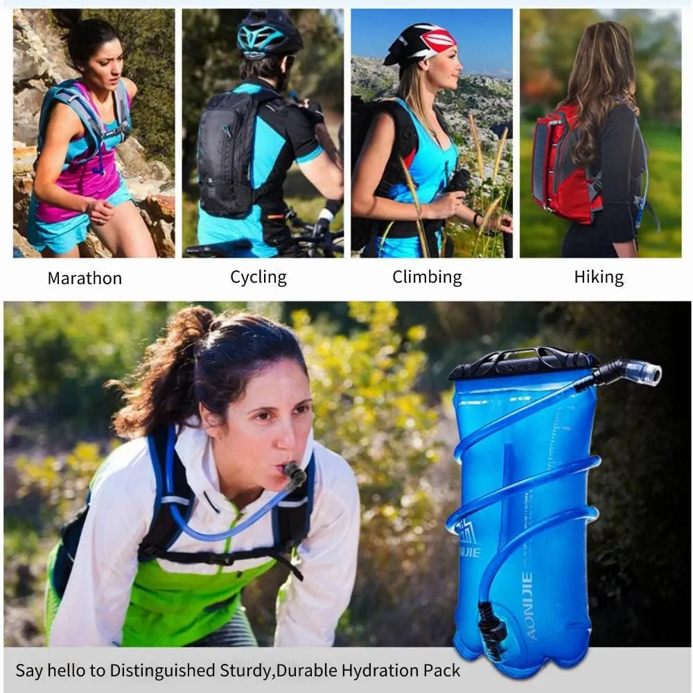 AONIJIE Running Hydration Vest Lightweight & Large Capacity Running Vest for Women Men, Hydration Running Backpack Fits 6.8" Phones