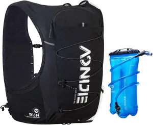 AONIJIE Running Hydration Vest Lightweight & Large Capacity Running Vest for Women Men, Hydration Running Backpack Fits 6.8" Phones