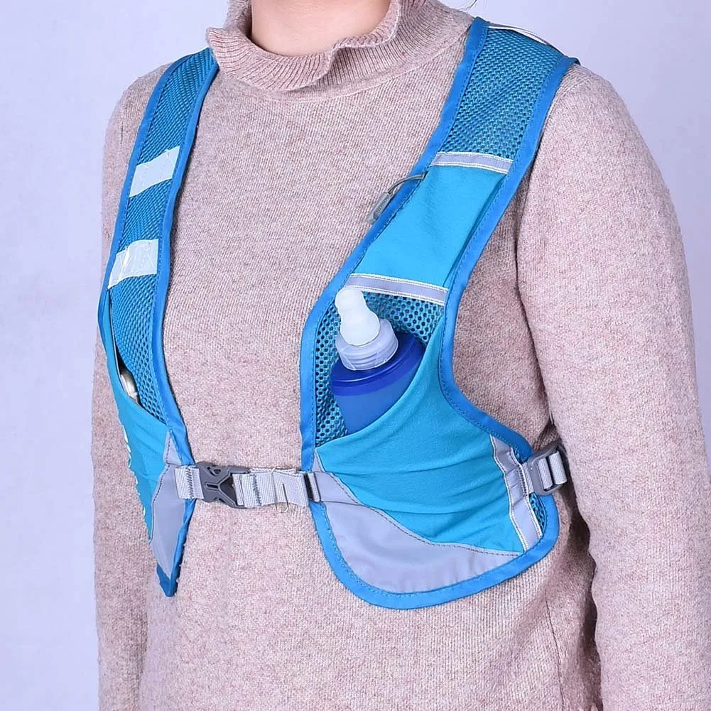 AONIJIE Ultralight Running Vest with Reflective Strip Breathable Hydration Backpack for Hiking Camping Marathon Cycling Race