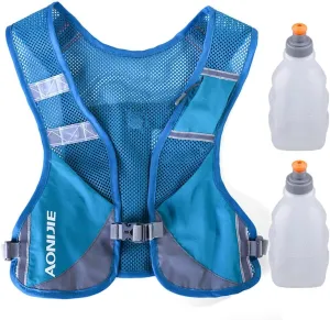 AONIJIE Ultralight Running Vest with Reflective Strip Breathable Hydration Backpack for Hiking Camping Marathon Cycling Race