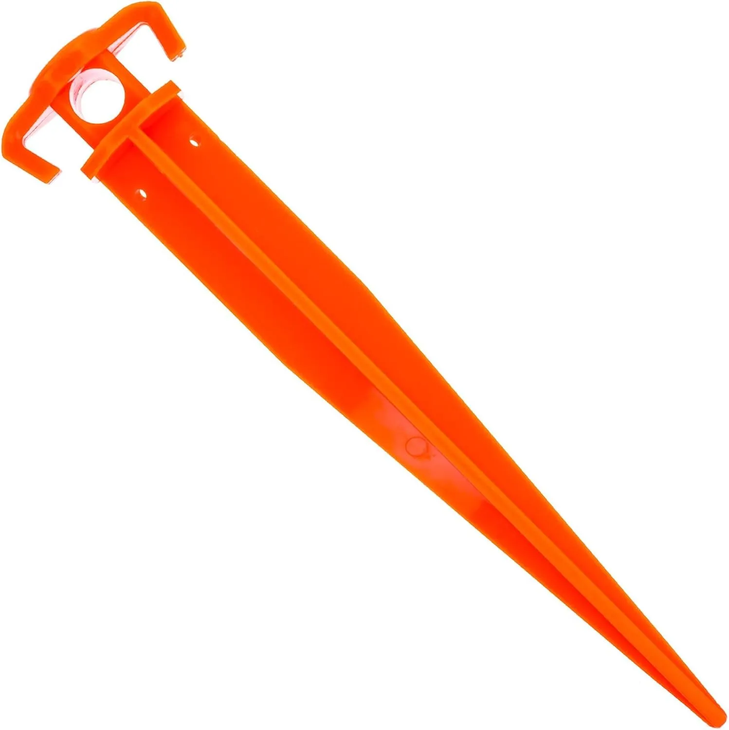 ASR Outdoor Orange Heavy Duty ABS Plastic Tent Stakes Ground Anchor Camping Essentials