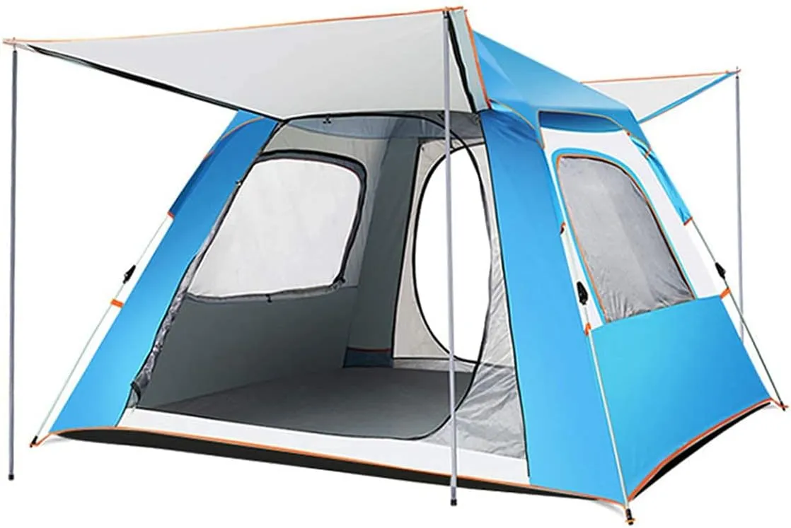 Automatic Dome Tent Canopy, Instant Pop Up Waterproof Tent, 3-8 Person Family Camping Tent for Camping Hiking Travel Outdoor Activities